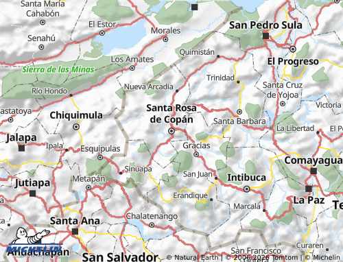 Carte MICHELIN Copán - ViaMichelin