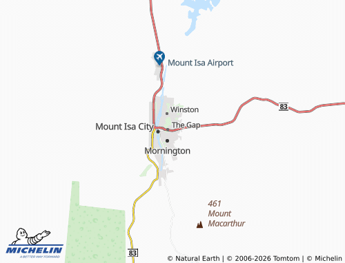 Mapa MICHELIN Townview - ViaMichelin