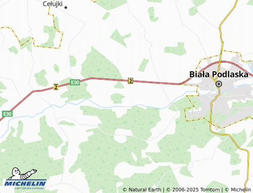 MICHELIN Styrzyniec map - ViaMichelin