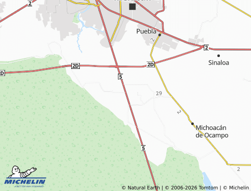 Mapa MICHELIN El Encanto - ViaMichelin