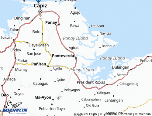 MICHELIN Ponteverda map - ViaMichelin