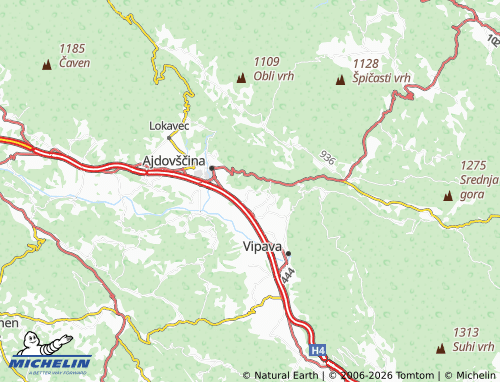 Carte MICHELIN Dolga Poljana - ViaMichelin