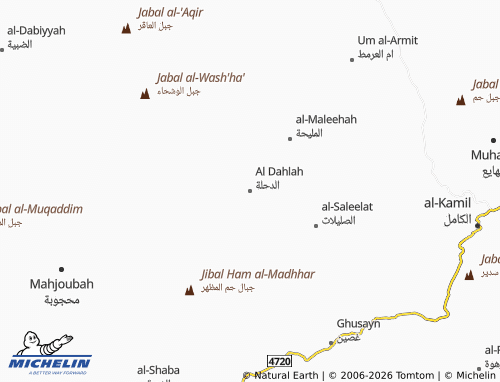 Carte MICHELIN Al Dahlah - ViaMichelin