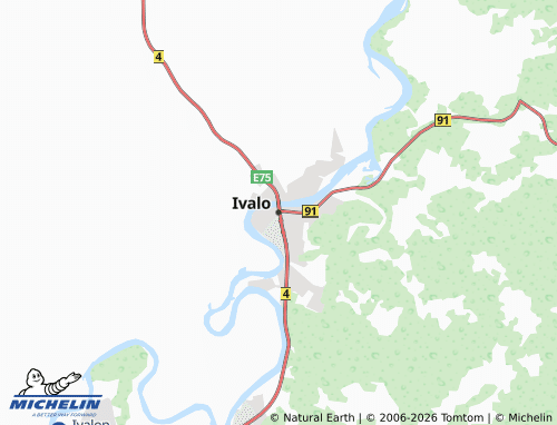 Kaart MICHELIN Ivalo - ViaMichelin