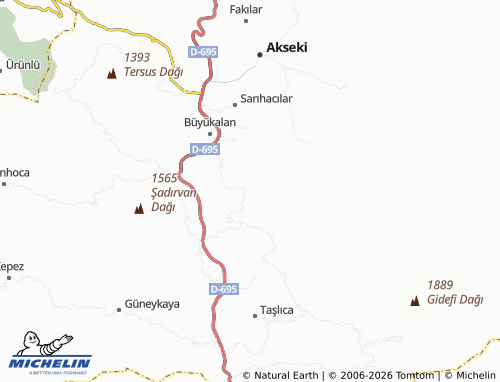 Mappa MICHELIN Dikmen - ViaMichelin