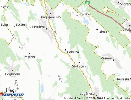 Mapa MICHELIN Bobeica - ViaMichelin