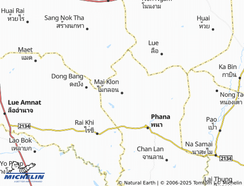 MICHELIN Mai Klon map - ViaMichelin