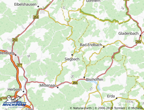 Mapa MICHELIN Siegbach - ViaMichelin