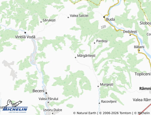 MICHELIN Mărgăritești map - ViaMichelin