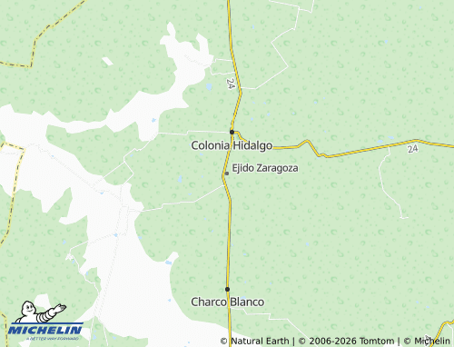 Mappa MICHELIN Ejido Zaragoza - ViaMichelin