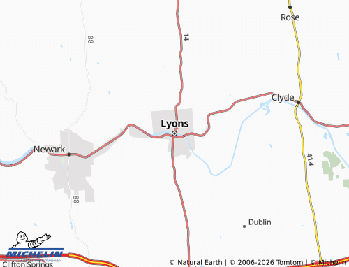 Carte MICHELIN Lyons - ViaMichelin
