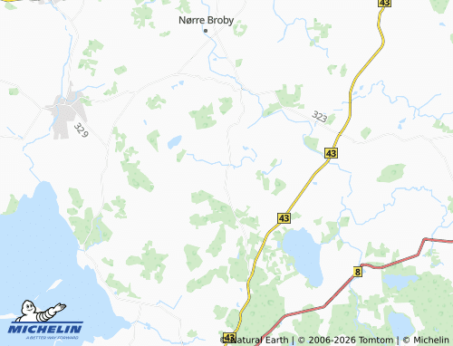 Mapa MICHELIN Vester Hæsinge - ViaMichelin