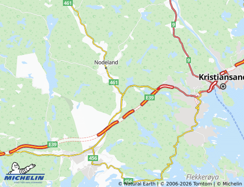 MICHELIN Brennåsen map - ViaMichelin