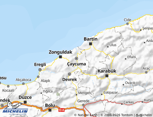 MICHELIN Çaycuma map - ViaMichelin