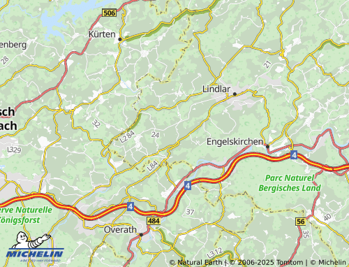 MICHELIN Ellersbach map - ViaMichelin