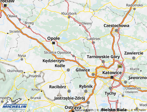 MICHELIN-Landkarte Strzelecki - ViaMichelin