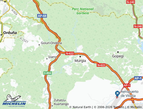MICHELIN Ametzaga map - ViaMichelin