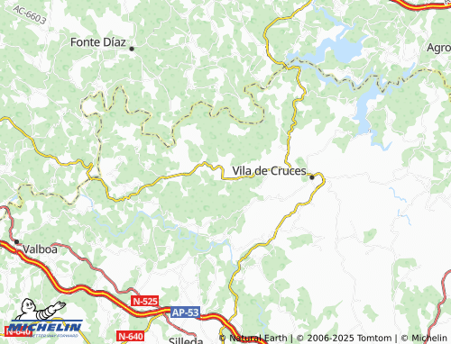 MICHELIN Carbia (San Xoán) map - ViaMichelin