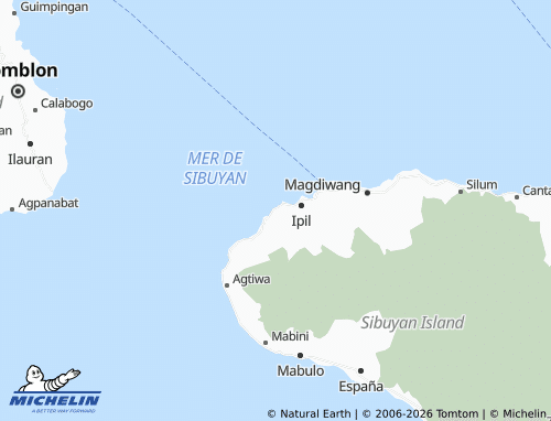 MICHELIN Agsao map - ViaMichelin