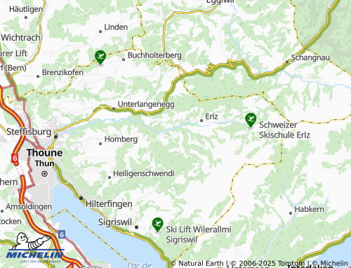 MICHELIN-Landkarte Horrenbach-Buchen - ViaMichelin