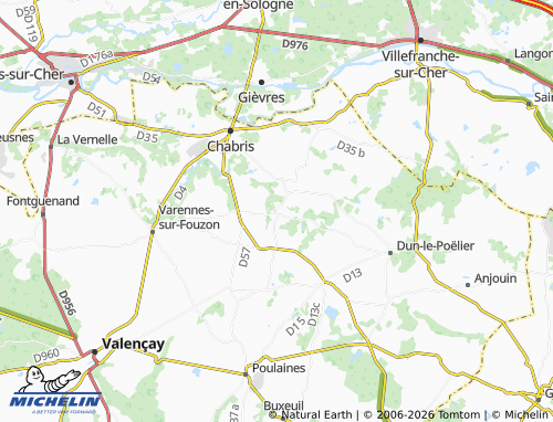 Mappa MICHELIN Sembleçay - ViaMichelin