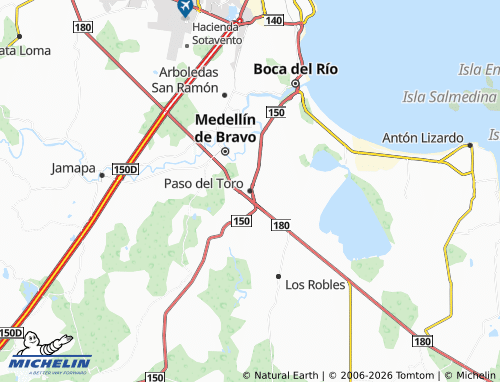 Mappa MICHELIN Paso del Toro - ViaMichelin