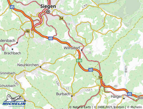 MICHELIN Wilden map - ViaMichelin