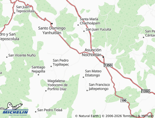 Mapa MICHELIN San Juan Sayultepec - ViaMichelin