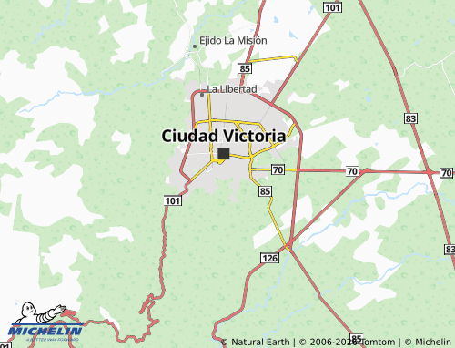 MICHELIN Evelin map - ViaMichelin