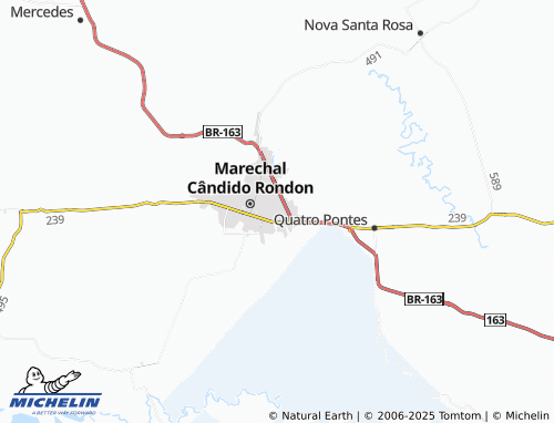 MICHELIN Universitário map - ViaMichelin