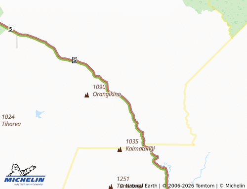 Mapa MICHELIN Waipunga - ViaMichelin
