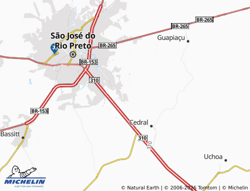 Mapa MICHELIN Jardim Schimidt - ViaMichelin