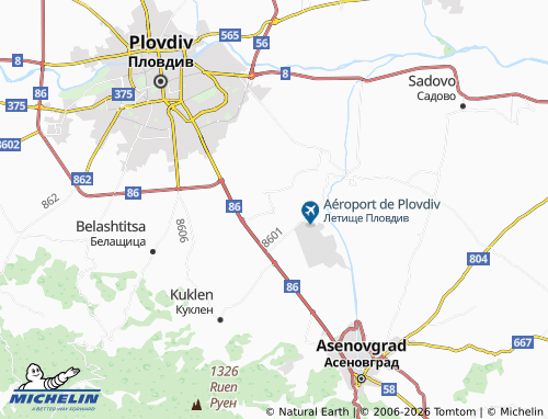 MICHELIN-Landkarte Krumovo - ViaMichelin