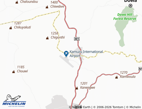 Mappa MICHELIN Kachindamoto - ViaMichelin