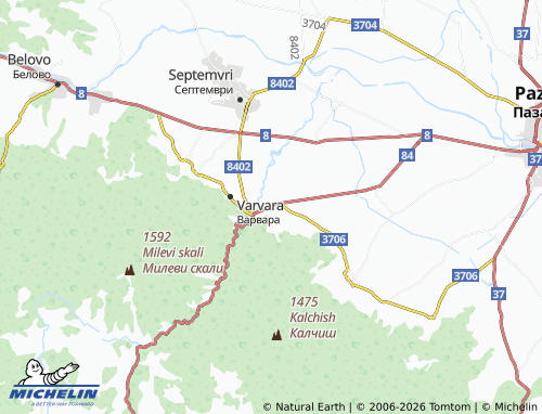 Mappa MICHELIN Vetren dol - ViaMichelin