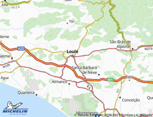 MICHELIN Loulé (São Clemente) map - ViaMichelin