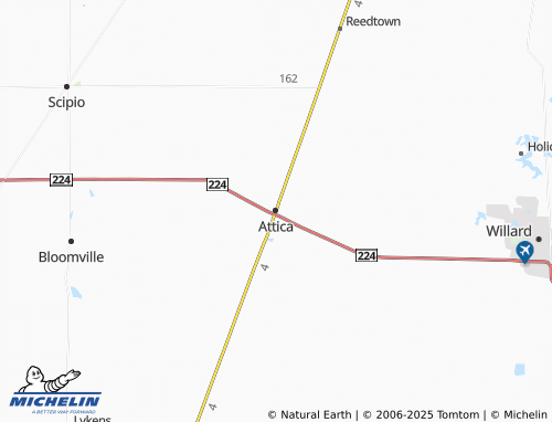 MICHELIN Attica map - ViaMichelin