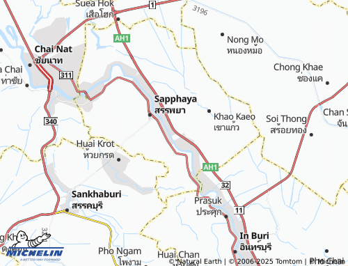 MICHELIN Hat Asa map - ViaMichelin