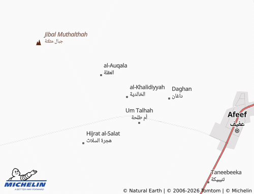 MICHELIN-Landkarte al-Khalidiyyah - ViaMichelin