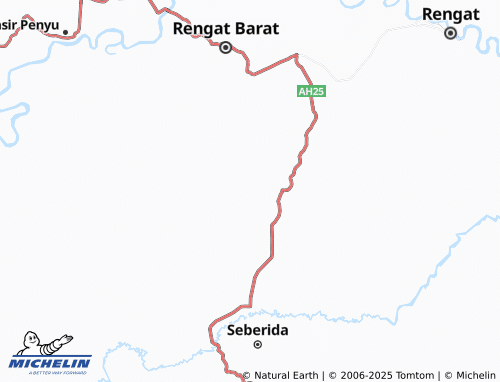MICHELIN Danau Tiga map - ViaMichelin