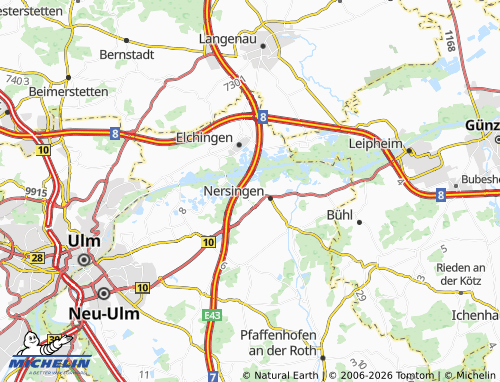 MICHELIN Leibi map - ViaMichelin