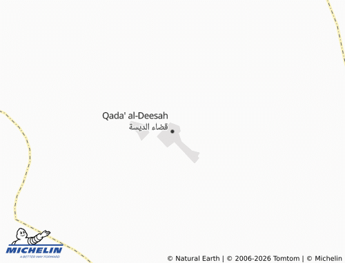 MICHELIN-Landkarte Qada' al-Deesah - ViaMichelin