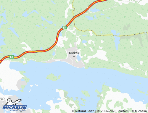 MICHELIN Krokek map - ViaMichelin