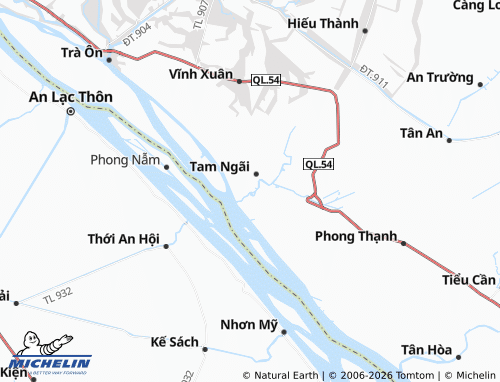 Mapa MICHELIN An Phú Tân - ViaMichelin
