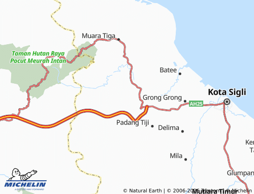 Mapa MICHELIN Siron Tanjong - ViaMichelin