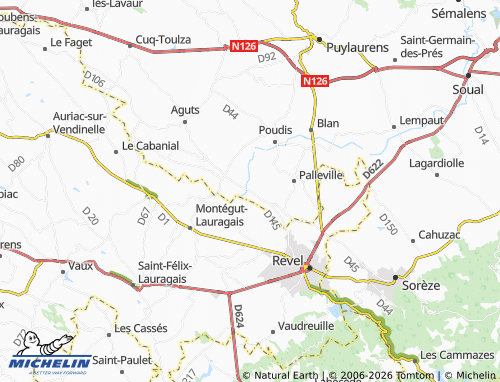Mapa MICHELIN Garrevaques - ViaMichelin