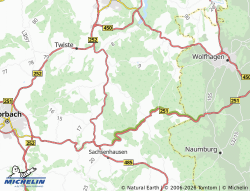 MICHELIN Dehringhausen map - ViaMichelin