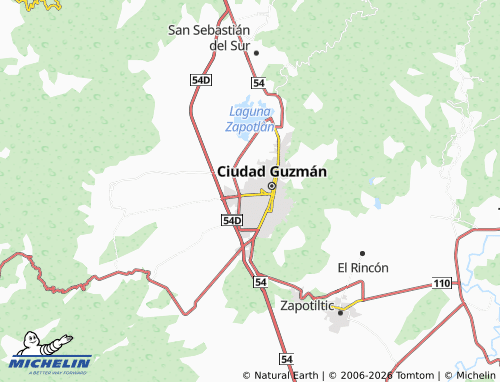 MICHELIN Revolución map - ViaMichelin