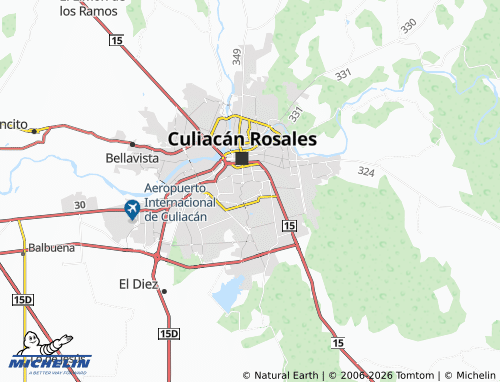 Kaart MICHELIN Colinas de San Miguel - ViaMichelin