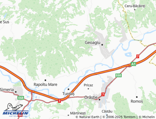 MICHELIN Boiu map - ViaMichelin